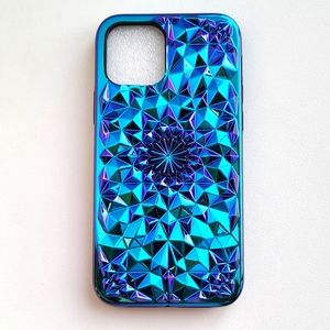 Felony Case for iPhone 12/12Pro Blue/Purple Cosmic Holographic Kaleidescope NWOT